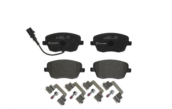 Brake Pad Set, disc brake P 85 077 Brembo, Image 3