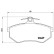 Brake Pad Set, disc brake P 85 092 Brembo, Thumbnail 3