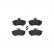 Brake Pad Set, disc brake P 85 093 Brembo, Thumbnail 3