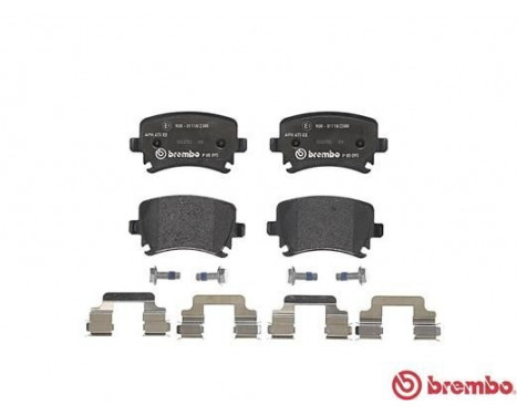 Brake Pad Set, disc brake P 85 095 Brembo, Image 3