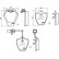 Brake Pad Set, disc brake P 85 096 Brembo, Thumbnail 3