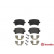 Brake Pad Set, disc brake P 85 108 Brembo, Thumbnail 2