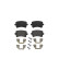 Brake Pad Set, disc brake P 85 108 Brembo, Thumbnail 3