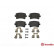 Brake Pad Set, disc brake P 85 109 Brembo, Thumbnail 2