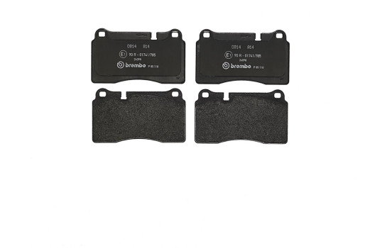 Brake Pad Set, disc brake P 85 110 Brembo