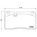Brake Pad Set, disc brake P 85 110 Brembo, Thumbnail 3