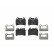 Brake Pad Set, disc brake P 85 111 Brembo