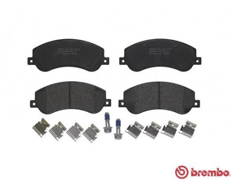 Brake Pad Set, disc brake P 85 115 Brembo, Image 3