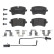 Brake Pad Set, disc brake P 85 118 Brembo, Thumbnail 3