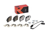 Brake pad set, disc brake P 85 118X Brembo