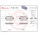 Brake pad set, disc brake P 85 118X Brembo, Thumbnail 2