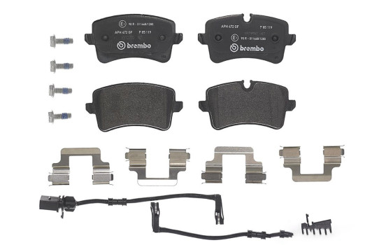 Brake Pad Set, disc brake P 85 119 Brembo