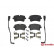 Brake Pad Set, disc brake P 85 120 Brembo, Thumbnail 3