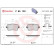 Brake Pad Set, disc brake P 85 120 Brembo, Thumbnail 3