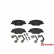 Brake Pad Set, disc brake P 85 121 Brembo, Thumbnail 2