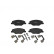 Brake Pad Set, disc brake P 85 121 Brembo, Thumbnail 3