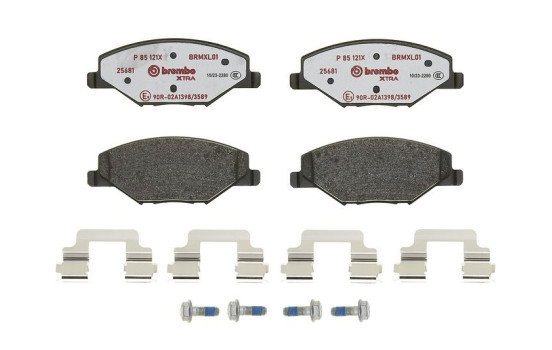 Brake pad set, disc brake P 85 121X Brembo, Image 2
