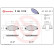 Brake pad set, disc brake P 85 121X Brembo, Thumbnail 3