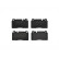 Brake Pad Set, disc brake P 85 123 Brembo, Thumbnail 3