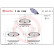 Brake pad set, disc brake P 85 126E Brembo, Thumbnail 4