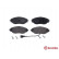 Brake Pad Set, disc brake P 85 131 Brembo, Thumbnail 2