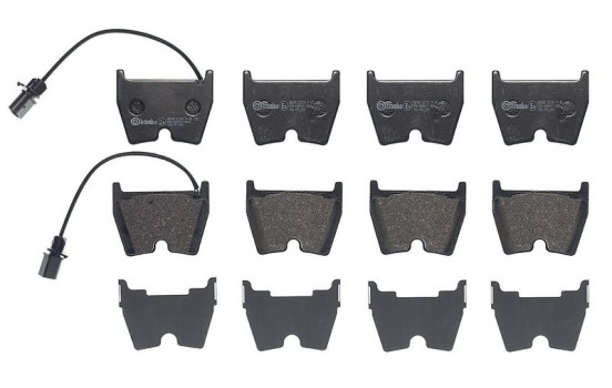 Brake Pad Set, disc brake P 85 132 Brembo, Image 2