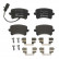 Brake Pad Set, disc brake P 85 142 Brembo
