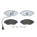 Brake pad set, disc brake P 85 144E Brembo, Thumbnail 3