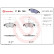 Brake Pad Set, disc brake P 85 145 Brembo, Thumbnail 2