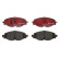Brake pad set, disc brake P 85 147X Brembo, Thumbnail 4