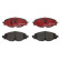 Brake pad set, disc brake P 85 147X Brembo, Thumbnail 3