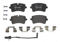 Brake Pad Set, disc brake P 85 150 Brembo