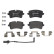 Brake Pad Set, disc brake P 85 150 Brembo, Thumbnail 3