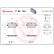 Brake pad set, disc brake P 85 150X Brembo, Thumbnail 2