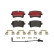 Brake pad set, disc brake P 85 150X Brembo, Thumbnail 4