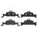 Brake Pad Set, disc brake P 85 164 Brembo, Thumbnail 2