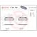 Brake Pad Set, disc brake P 85 165 Brembo, Thumbnail 2