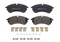 Brake Pad Set, disc brake P 85 169 Brembo