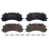 Brake Pad Set, disc brake P 85 170 Brembo