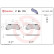 Brake Pad Set, disc brake P 85 170 Brembo, Thumbnail 2