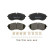 Brake pad set, disc brake P 85 179 Brembo, Thumbnail 4