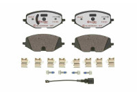 Brake pad set, disc brake P 85 182X Brembo