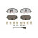 Brake pad set, disc brake P 85 182X Brembo