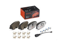 Brake pad set, disc brake P 85 182X Brembo