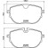 Brake pad set, disc brake P 85 187 Brembo