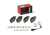 Brake pad set, disc brake P 85 187 Brembo