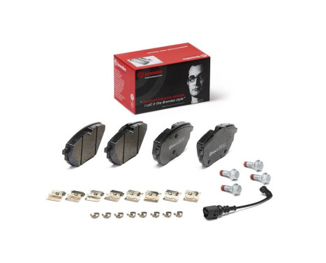 Brake pad set, disc brake P 85 187 Brembo, Image 2