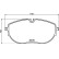 Brake pad set, disc brake P 85 188 Brembo