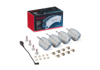 Brake pad set, disc brake P 85 192E Brembo