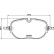 Brake pad set, disc brake P 85 195 Brembo, Thumbnail 4